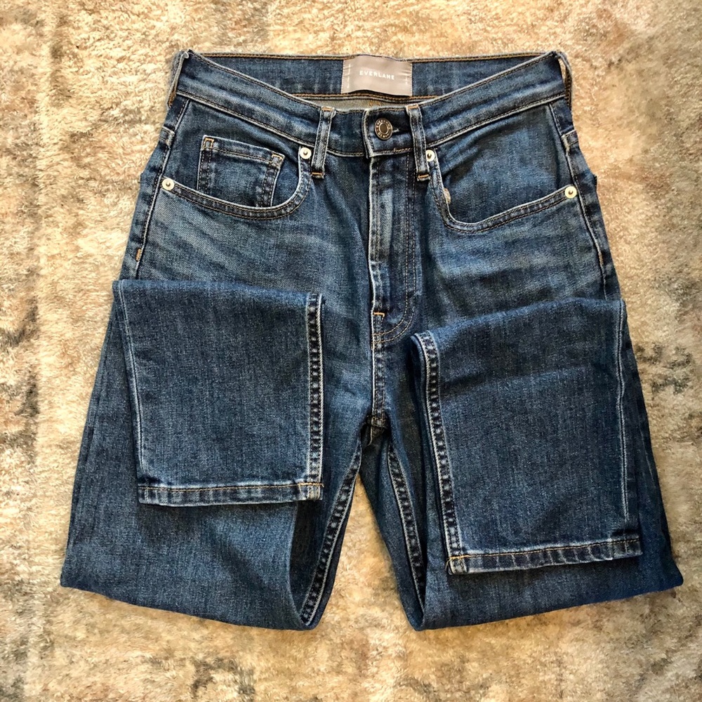 Everlane Cheeky Straight Size 24 Ankle Mid Blue